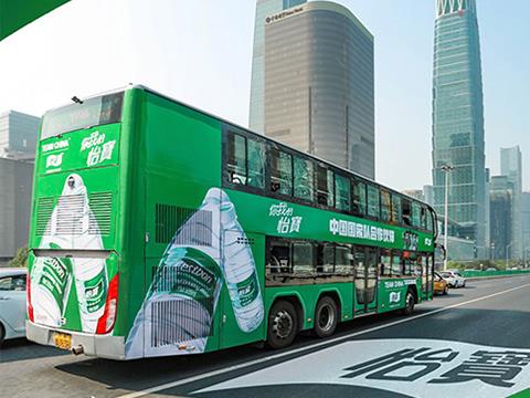 全国各地市县公交车身广告媒体形式展示 